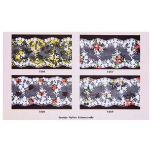 Puntilla Nylon Estampado V 197-719225-130 COLORIDO