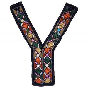 Cuello Bordado V 186-ZF-122