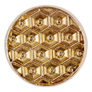 Boton Metal V 24-CJU 1013-32 C. ORO ACIDO
